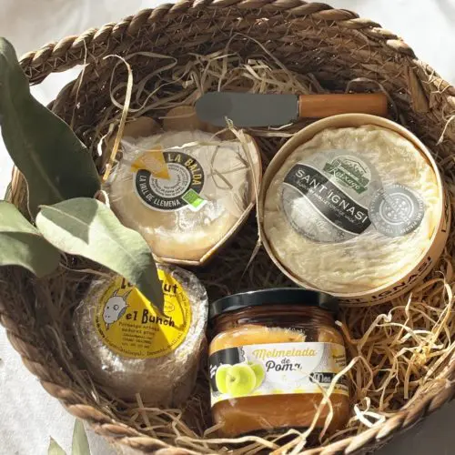 Cesta de queso de autor