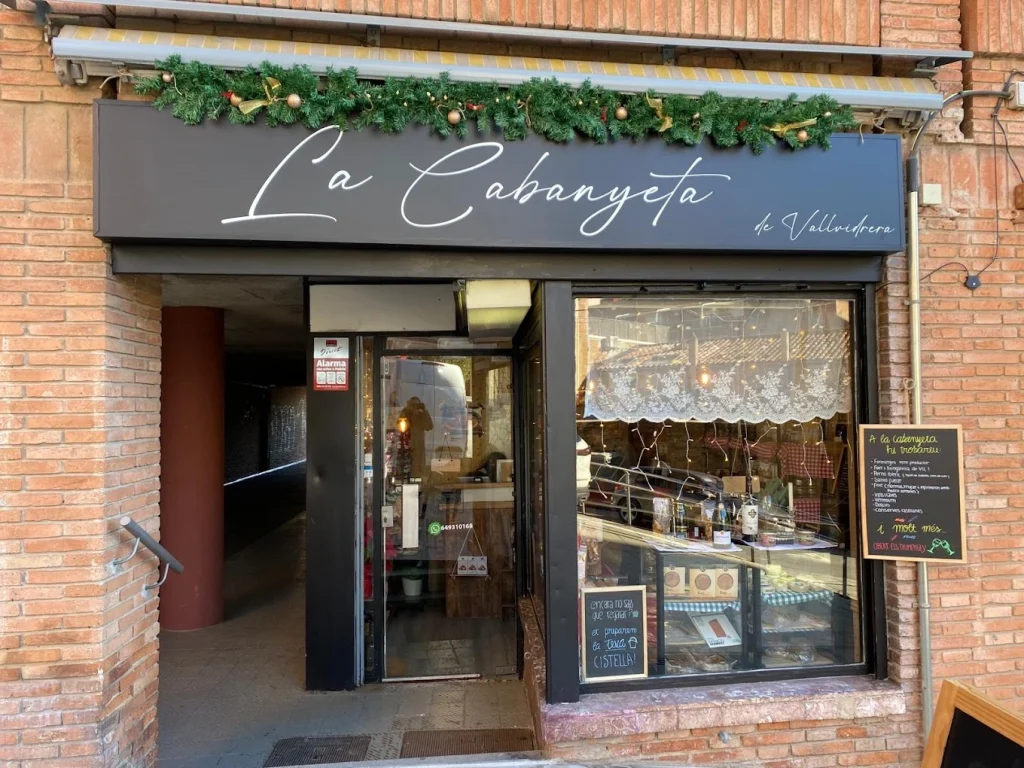 Fachada de La Cabanyeta, tienda gourmet artesanal en Barcelona